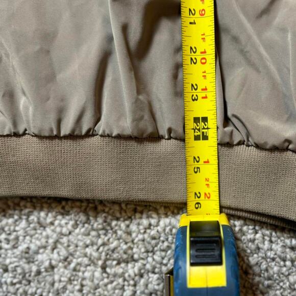 Green and khaki vintage windbreaker Logo Embroidered - Picture 5 of 6